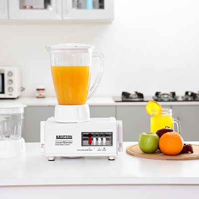 Krypton KNB6021 Multifunctional 4 in 1 Juicer and Blender | 1.6L Jar | Blender, Chopper & Grinder | 2 Speed Pulse Function