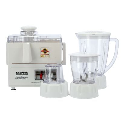 Krypton KNB6021 Multifunctional 4 in 1 Juicer and Blender | 1.6L Jar | Blender, Chopper & Grinder | 2 Speed Pulse Function