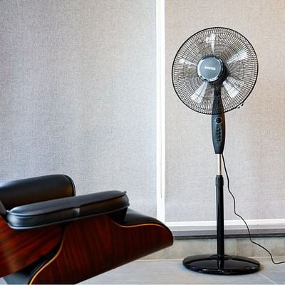 16 Inch Stand Fan | 5 Leaf Blades | 60 W | Adjustable Height