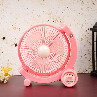 Krypton KNF6030  Rechargeable Fan with LED Personal Fan, Quiet Operation, Desk Fan, Mini Fan, Table Fan | Portable Cooling| 20 High Power LED