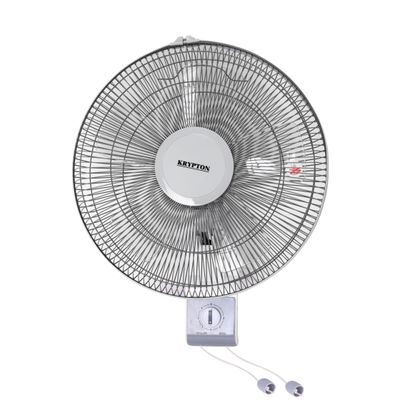 Krypton Mounted Fan | Oscillating/Rotating | 3 Speeds | 16 Inch Head | Electric 60W | Cooling for Summer in The Home/Office