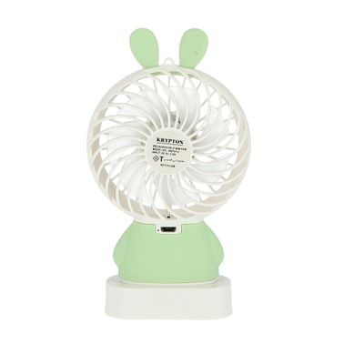 Mini USB Rechargeable Fan with LED | USB Rechargeable Fan | Cooling Fan | Mini Handheld Fan | Quite for Office, Camping