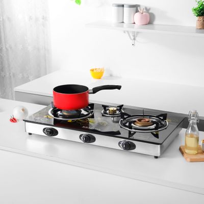 Tempered Glass Triple Gas Burner Krypton KNGC6060 