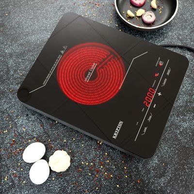 2000W Infrared Cooker | Electric Infrared Glass Ceramic Cooker | Digital LED Display | 8 Power Levels