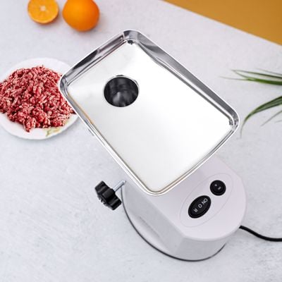 Krypton KNMG6080 1200W Meat Grinder, Electric Aluminum Gearbox, 3 Metal Cutting Plates, Accessories, Metal Gears, Stainless Steel Blade - 2 Years Warranty