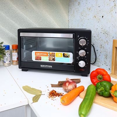 1280W Electric Oven, 6 Power Levels and 60 Minute Timer, 19 Liter Capacity, Auto Shut-off Function