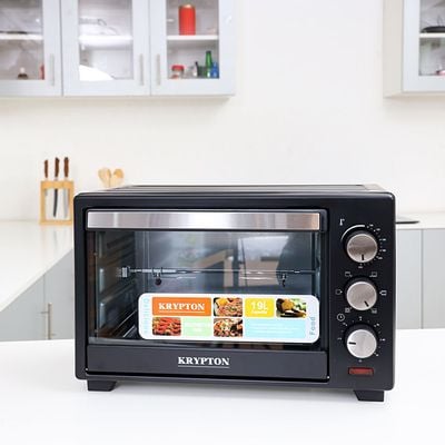 1280W Electric Oven, 6 Power Levels and 60 Minute Timer, 19 Liter Capacity, Auto Shut-off Function