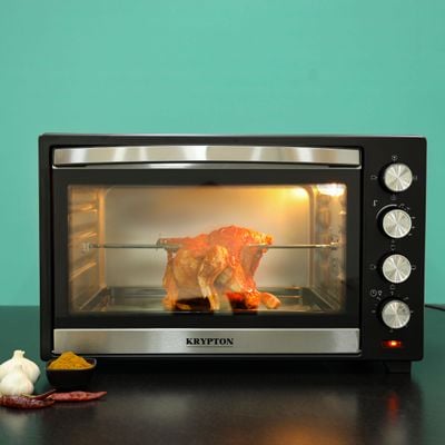 Krypton 2000W Electric Oven, 4 Power Levels and 60 Minute Timer, 48 Liter Capacity, Auto Shut-off Function | 2 Years Warranty