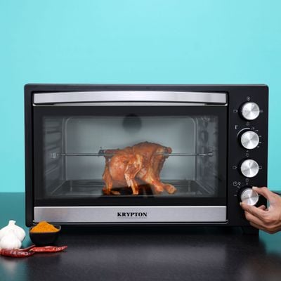 Krypton 2000W Electric Oven, 4 Power Levels and 60 Minute Timer, 48 Liter Capacity, Auto Shut-off Function | 2 Years Warranty