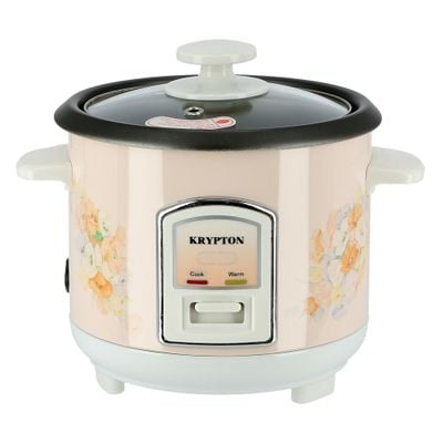 350W 0.6L Rice Cooker with Steamer | Non-Stick Inner Pot, Automatic Cooking, Easy Cleaning, High-Temperature Protection - Make Rice & Steam Healthy Food & Vegetables - 2 Year Warranty