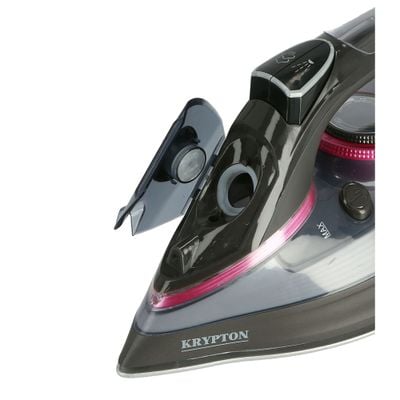 Krypton KNSI6137 2400W Non-Stick Soleplate Steam Iron, Powerful Wet & Dry Steam Iron with Self Clean Function | 2 Years Warranty