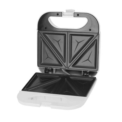 Sandwich Maker 760W 2 Slice Sandwich Maker - Cooks Delicious Crispy Sandwiches - Cool Touch Handle, Automatic Temperature Control and Non-Stick Plate - Breakfast Sandwiches & Cheese Snack - 2 Years Warranty