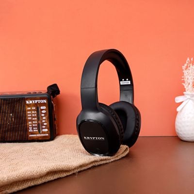 Krypton Bluetooth Headphone with 10 Hours Battery Life | Comfortable to Wear | with 3.5mm Wired mode