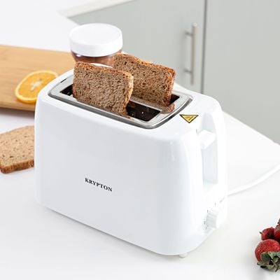 Krypton 750W Bread Toaster, 2 Slice Pop-Up Toaster with Removable Crumb Collection Tray