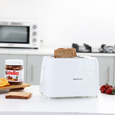 Krypton 750W Bread Toaster, 2 Slice Pop-Up Toaster with Removable Crumb Collection Tray