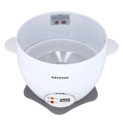 Krypton 1.8 L Rice Cooker with Steamer | KNRC5283 | 700 W | Non-Stick Inner Pot, Automatic Cooking, Easy Cleaning, High-Temperature Protection - Make Rice & Steam Healthy Food & Vegetables