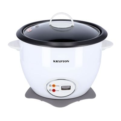 Krypton 1.8 L Rice Cooker with Steamer | KNRC5283 | 700 W | Non-Stick Inner Pot, Automatic Cooking, Easy Cleaning, High-Temperature Protection - Make Rice & Steam Healthy Food & Vegetables