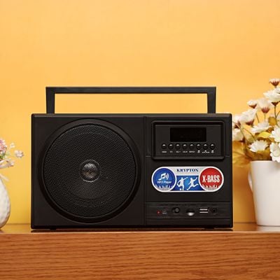 Rechargeable Radio | BT/USB/SD/BT | Excellent Sound Quality | Lightweight Portable FM Radio | 8 Bands Radio | Stylish Retro Design