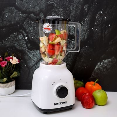 Blender with 1.5L Unbreakable PC Jar, 400W, KNB6211 | 2 Speed with Pulse Function | Stainless Steel Blades Mixer Grinder | Smoothies, Blend, Chop, Grind