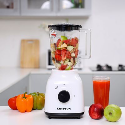 Blender with 1.5L Unbreakable PC Jar, 400W, KNB6211 | 2 Speed with Pulse Function | Stainless Steel Blades Mixer Grinder | Smoothies, Blend, Chop, Grind