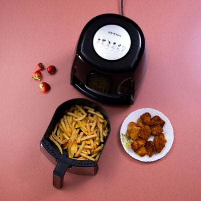 Krypton KNAF6227 1500W Digital Air Fryer 3.5L - Hot Air Circulation Technology for Oil Free Low Fat Dry Fry Cooking Healthy Food - Non-Stick Basket, Overheat Protection | 2 Years Warranty