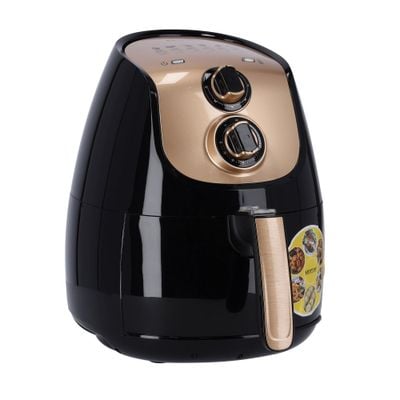 Krypton KNAF6228 Air Fryer with Rapid Air Circulation System | 3.5L  | 80-200 C Adjustable Temperature Control for Healthy Oil Free or Low Fat Cooking - 60 Minute Manual Timer, Overheat Protection