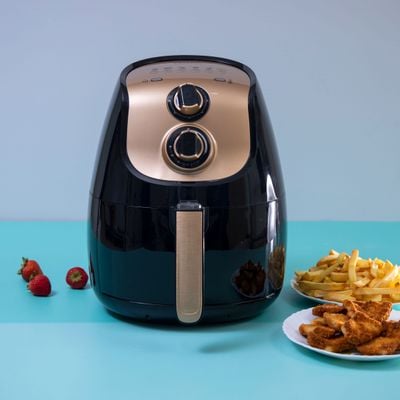 Krypton KNAF6228 Air Fryer with Rapid Air Circulation System | 3.5L  | 80-200 C Adjustable Temperature Control for Healthy Oil Free or Low Fat Cooking - 60 Minute Manual Timer, Overheat Protection