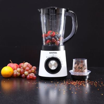 2-in-1 Blender, 1.5L Plastic Jar, Coffee Grinder, KNB5315 | 500W | 2 Speed with Pulse Function | Mixer for Smoothies, Juices, Sauces, Spices, Chutney