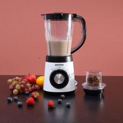 2-in-1 Blender, 1.5L Plastic Jar, Coffee Grinder, KNB5315 | 500W | 2 Speed with Pulse Function | Mixer for Smoothies, Juices, Sauces, Spices, Chutney