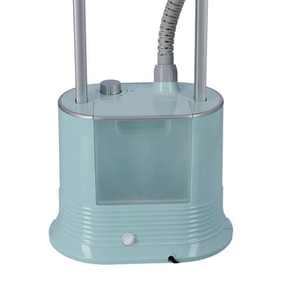 Krypton Garment Steamer- 1.7L Water tank | Adjustable Poles | Overheat Protection | 45s Preheat Time -Stainless steel, Double Telescopic Design, Foot Operation - 50 Mins Continuous Working