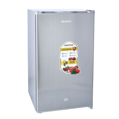 Krypton KNRF110 110 L Single Door Refrigerator - Portable | Low Noise | Separate Chiller Compartment | Compact Handle | Adjustable Thermostat | Ideal for Home, Bachelor's, Medical & More | 2 Years Warranty