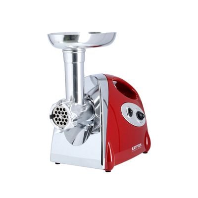 Meat Grinder - Electric Meat Mincer with Reverse Function | 2000W | 3 Metal Cutting Plates | Accessories, Metal Gears, Stainless Steel Blade | Suitable for Cutting Cheese, Veg, Meat