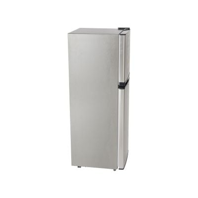 Krypton Double Door Defrost Refrigerator- KNRF220T| Quick Cooling, Larger Storage Space and Vegetable Box, Perfect for Family of 4 to 5 Members| Includes a Lock and Key| Silver, 2 Year Warranty