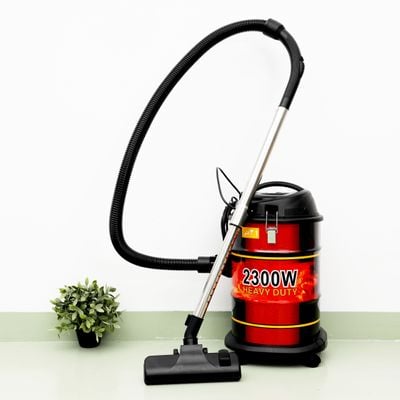 Krypton Drum Vacuum Cleaner- KNVC6279| 2300 W Powerful Motor, 21 L Capacity| With Dry and Blow Function, Powerful Suction And Fresh Outlook Design| Perfect For Home, Office, Apartments| Black and Red