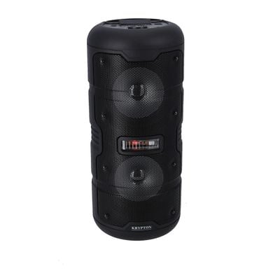 Portable Rechargeable Speaker with Mic and Remote, KNMS5397 | BT/ TF/ USB/ FM/ Micro SD & Aux Inputs | Karaoke Speaker with LED Display | 3.7V 1500mAh Battery | LED Display