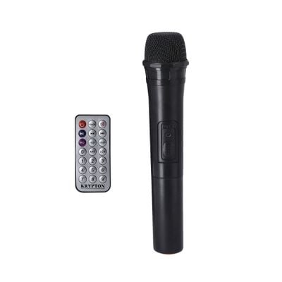 Portable Rechargeable Speaker with Mic and Remote, KNMS5397 | BT/ TF/ USB/ FM/ Micro SD & Aux Inputs | Karaoke Speaker with LED Display | 3.7V 1500mAh Battery | LED Display