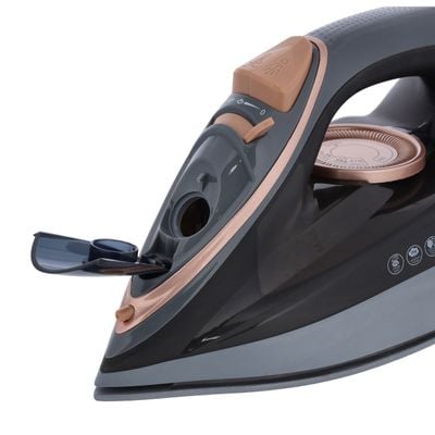 Krypton Ceramic Steam Iron | 220 ml Water Tank | KNSI6237 | 360 Swivel Cord | 2400W Steam Iron with Self Cleaning Function | Steam Iron with Adjustable Thermostat