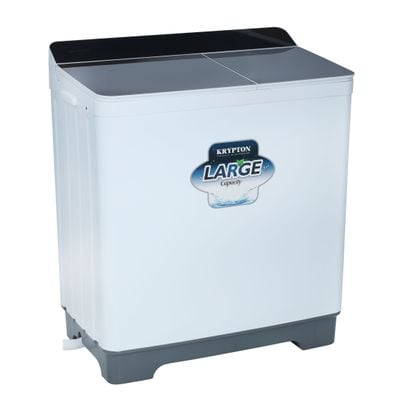 Portable Powerful 13 kg Semi Auto Twin Tub Washing Machine with Strong Pulsator KNSWM6290 Krypton