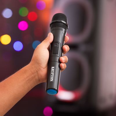 Portable and Rechargeable Professional Speaker, KNMS5201 | BT/ USB/TF Card/ FM Radio/ TWS Connection | Remote Control | Ideal for Professional, Party, Home & More