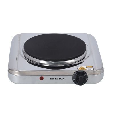 Stainless Steel Hot Plate, 185mm, KNHP6289 | Single Plate | Auto-Thermostat | Overheat Protection | Various Heat Operations | On/Off Indicator Light