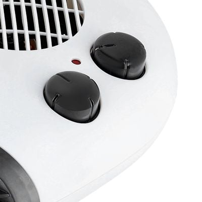 Fan Heater, 2 Heating Powers, Overheat Protection, KNFH6252 | Cool/Warm/Hot Wind Selection | Adjustable Thermostat | Power Light Indicator | Carry Handle