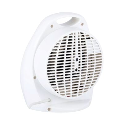 Fan Heater with 2 Heating Powers, KNFH6360 | Cool/ Warm/ Hot Wind Selection | Adjustable Thermostat | Overheat Protection | Power Light Indicator | Carry Handle