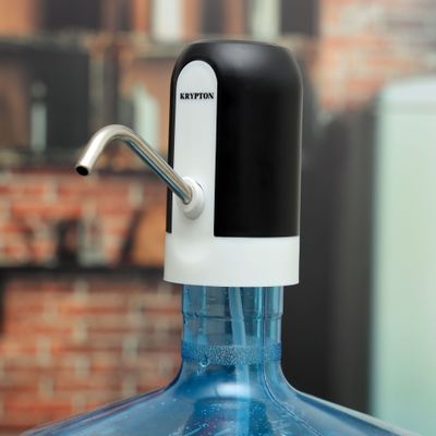 Rechargeable Drinking Water Dispenser, KNWD6370 - 1200 mAh Lithium Battery, USB Charging, Power Switch with Blue LED, Simple Installation