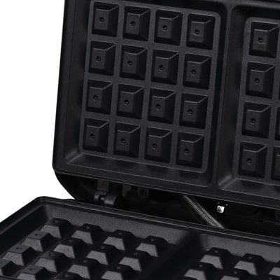 Waffle Maker, Power & Ready Indication Lights, KNWM6369 - 750W Power, Non-Stick Coating, Overheat Protection, Cool Touch Handle, Skid-Resistant Feet