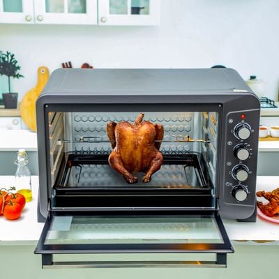 Electric Oven with Rotisserie & Convection, 2800W, KNO6356 | 100L Capacity | Temperature Control | 60 Min Timer | Inside Lamp | Tempered Glass Window