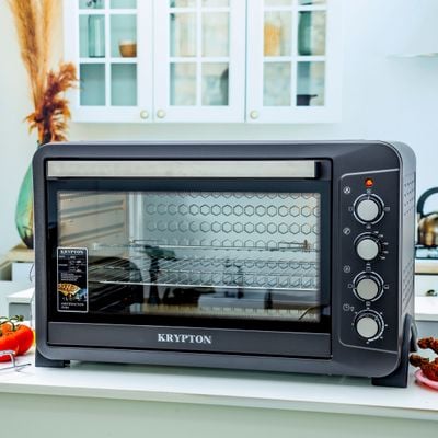 Electric Oven with Rotisserie & Convection, 2800W, KNO6356 | 100L Capacity | Temperature Control | 60 Min Timer | Inside Lamp | Tempered Glass Window