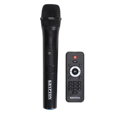 Portable and Rechargeable Professional Speaker, KNMS6220 | TWS Connection, BT/FM/USB/TF Card | LED Display | Wireless MIC, Remote Control | 50000W PMPO | LED Disco Light