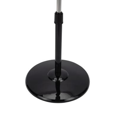 Krypton 16" Stand Fan- KNF6558/ Pedestal Fans with 5 Leaf Metal Blades for Strong Wind and 3-Speed Levels, 60 min Timer, Adjustable Height/ High Performance Motor, Ideal for Home, Office, Garage, Apartment/ 2 Years Warranty, Black and golden 