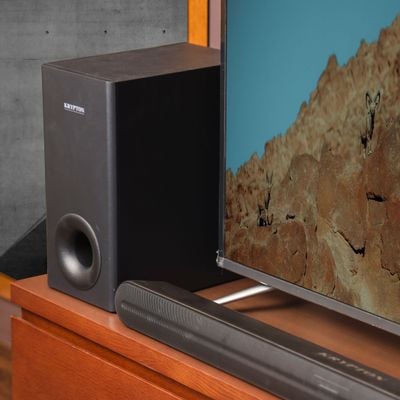 Krypton Soundbar with Wireless Subwoofer - KNMS5469/ USB, AUX IN, Bluetooth 5.0, HDMI, DSP.EQ, Coaxial Sound Bar System, Connect to TV, Mobile, Laptop & More/ With Remote Control and LED Display/ Black, 2 Years Warranty