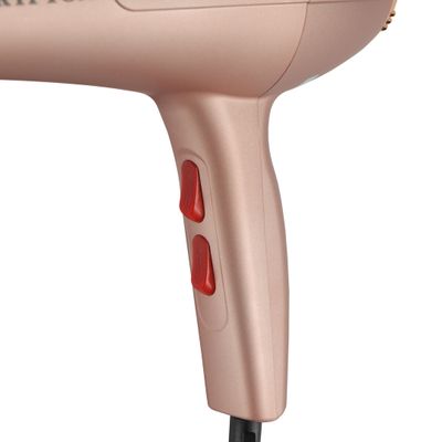 Krypton 1600 W Hair Dryer- KNH6561/ High Speed, Quiet Sound 2 Speed and 3 Heat Settings/ with Turbo Motor for Quick Drying, Perfect for Salon and at Home Styling/ 2 Years Warranty, Pink